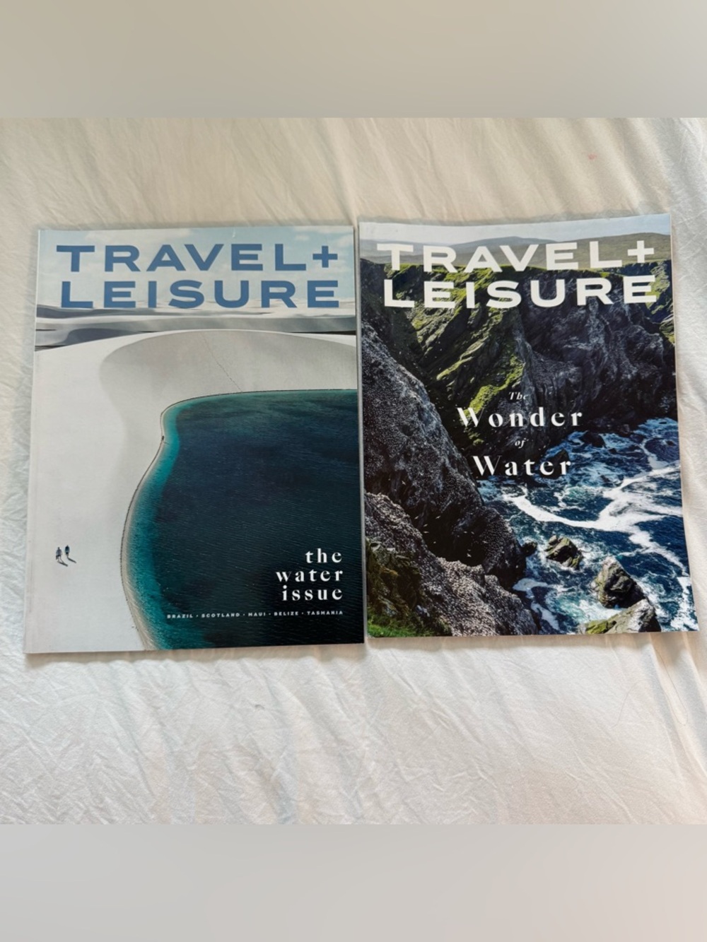 Magazine - The Water Issue & The Wonder of‎ Water (Blue Covers)